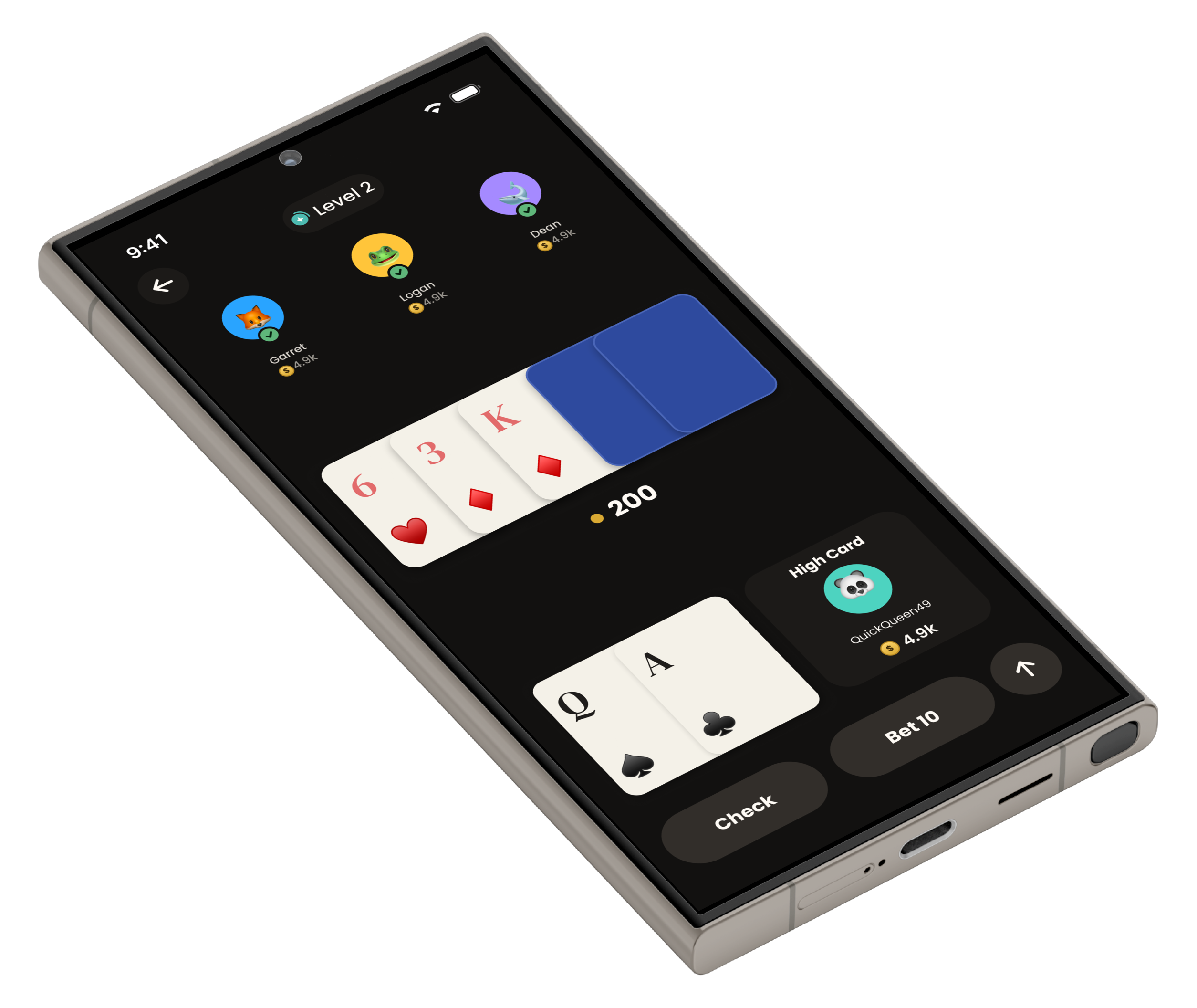 Downcard on Android